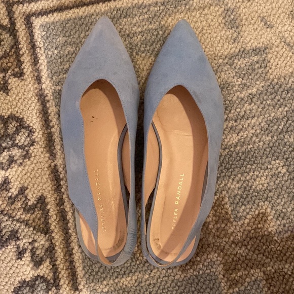 LOEFFLER RANDALL Suede Slingback Flats - Picture 2 of 4